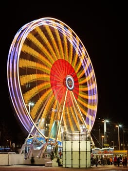 Ferris wheel at the Christmas market