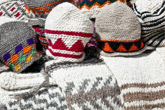 handmade woolen hats and sweaters