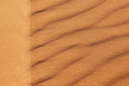 sandpattern in the desert closeup