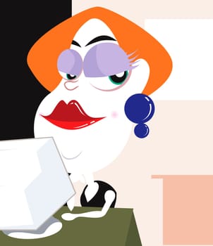 lady
