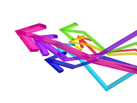 Colorful arrows