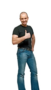 positive man thumb up