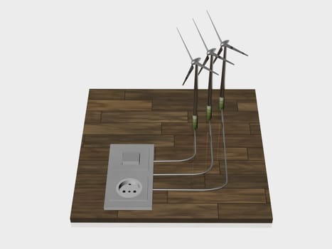 Wind Farm - Model - 3D