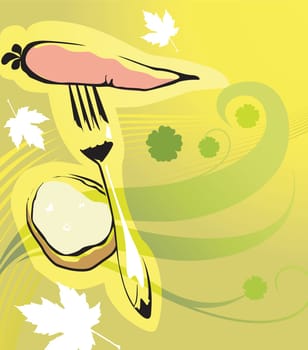 Carrot and fork