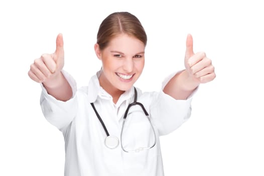 female doctor or woman doctor
