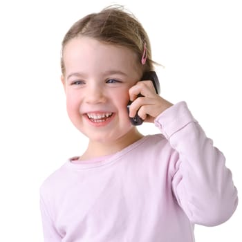 Child with phone