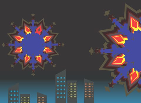 Fire works