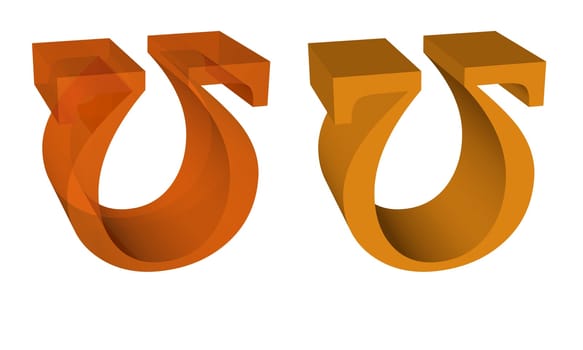 Ohm Sign - 3D