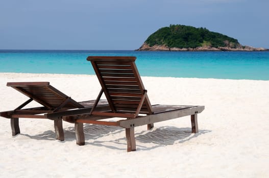 Quiet beach atmosphere