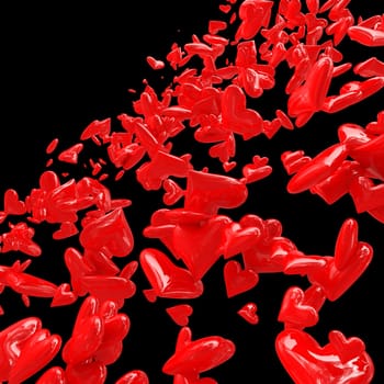 3d heart
