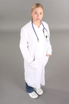 Female doctor standing