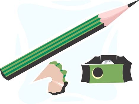 Pencil and cutter