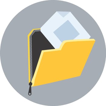 folder with data