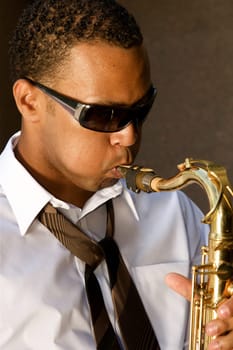 Hip Young Saxophonist