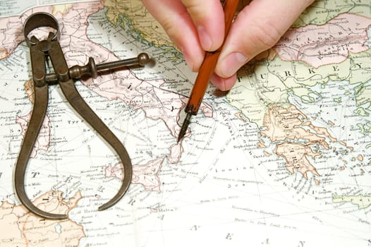 Vintage Map and Chart