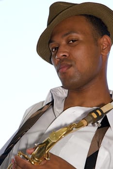 Hip Young Saxophonist