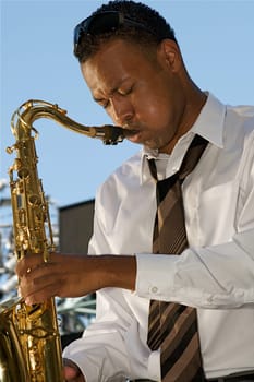 Hip Young Saxophonist