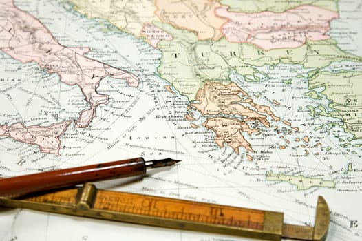 Vintage Map and Chart