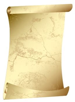 old scroll - parchment - in grunge style