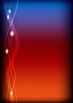 glowing lines