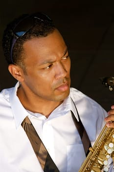 Hip Young Saxophonist