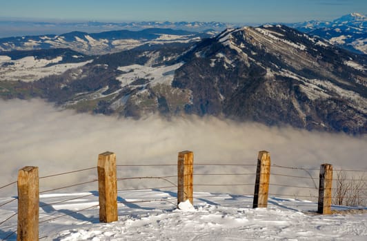 The fence in front of the abyss