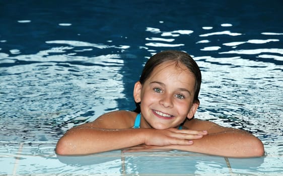 Fun in the indoor pool