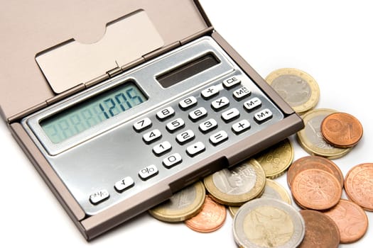 Money calculating concept