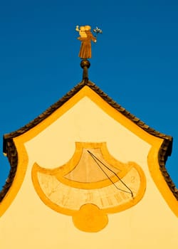 Sundial at a chapel