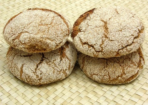 Homemade Vinschgau rolls
