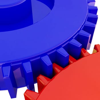 closeup gear background