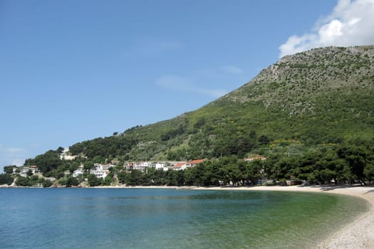 Drvenik beach in Dalmatia