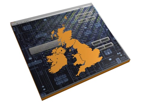 Browser Window - England - 3D
