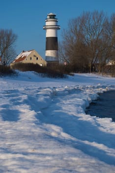 Leuchtturm in Strande bei Kiel