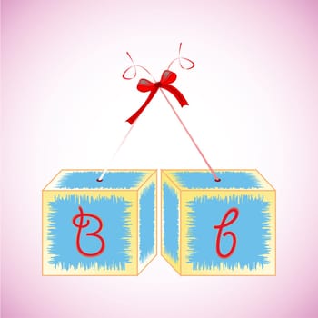 alphabet cubes B
