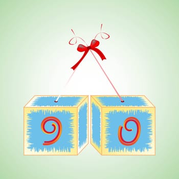 cubes alphabet 90