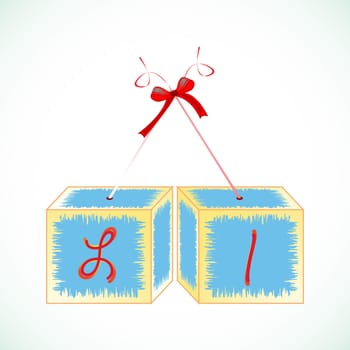 cubes alphabet L