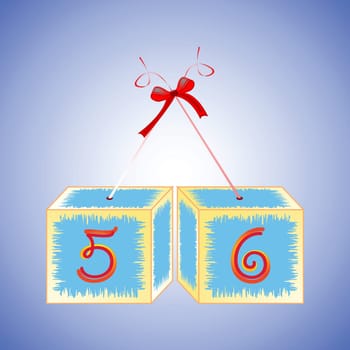 cubes alphabet 56