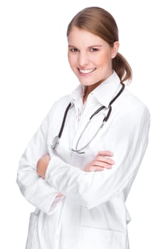 female doctor or woman doctor