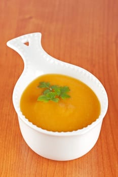 Cream of carrot soup