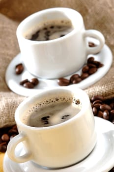 coffee in cups