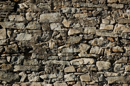 wall made of stones