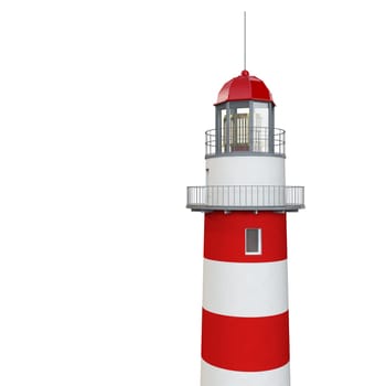 red and white lighthouse