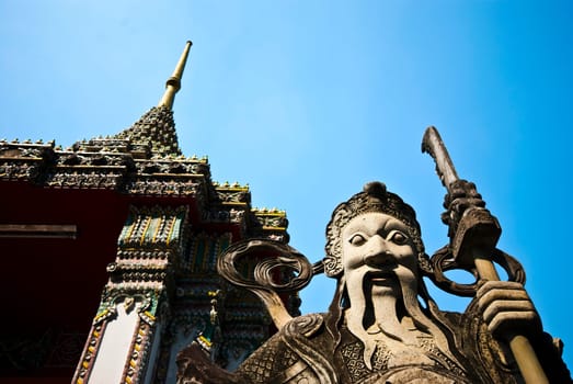 Temple statue