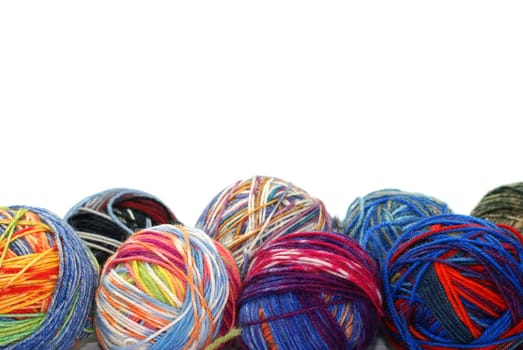 colorful wool