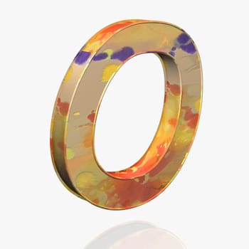 Alphabet - Grunge - Letter-O