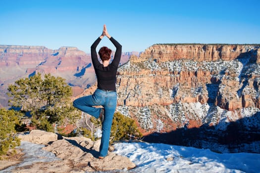Yoga at Grand Canyon