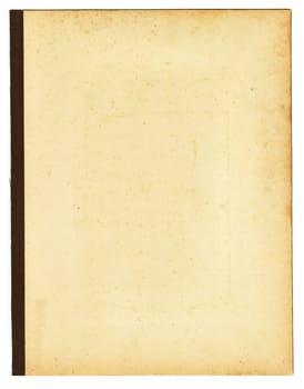 Old yellowed paper as background