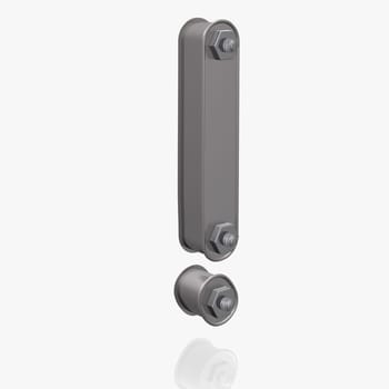 Alphabet - Metal - Exclamation Mark
