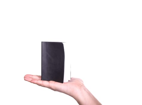 Hand with book
